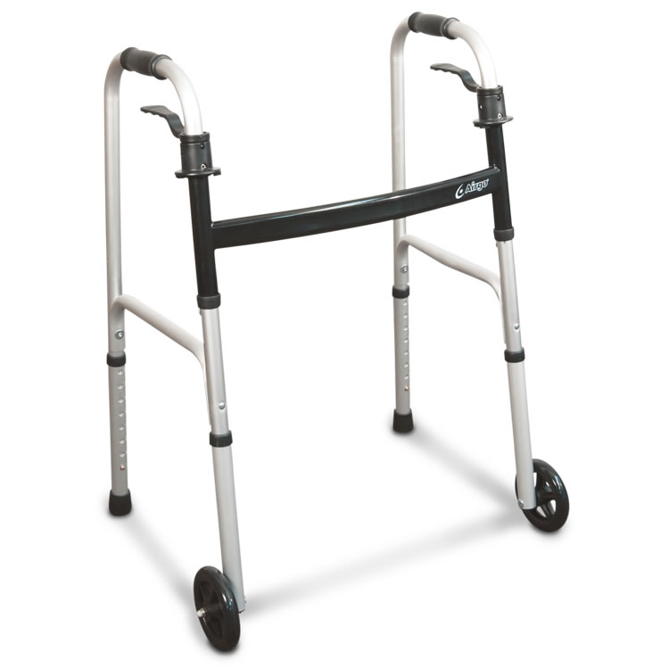 Marchette pliante en aluminium avec déclencheurs larges, Airgo®